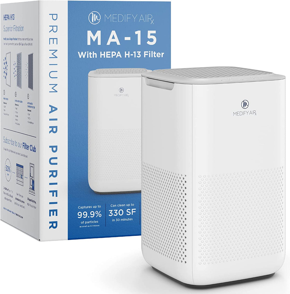 Measuring Air Purifier MA-15 with True HAPA Filter H13