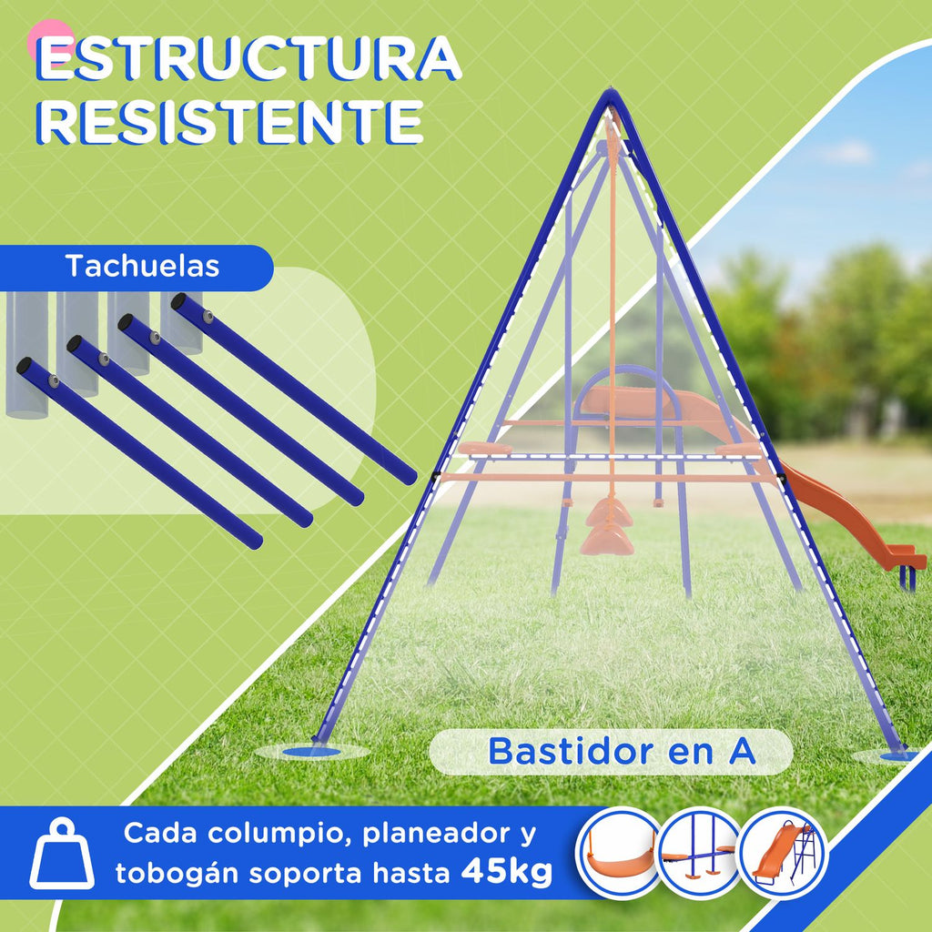 Children's Score 4 In 1 With Adjustable String Multicolor Outunny