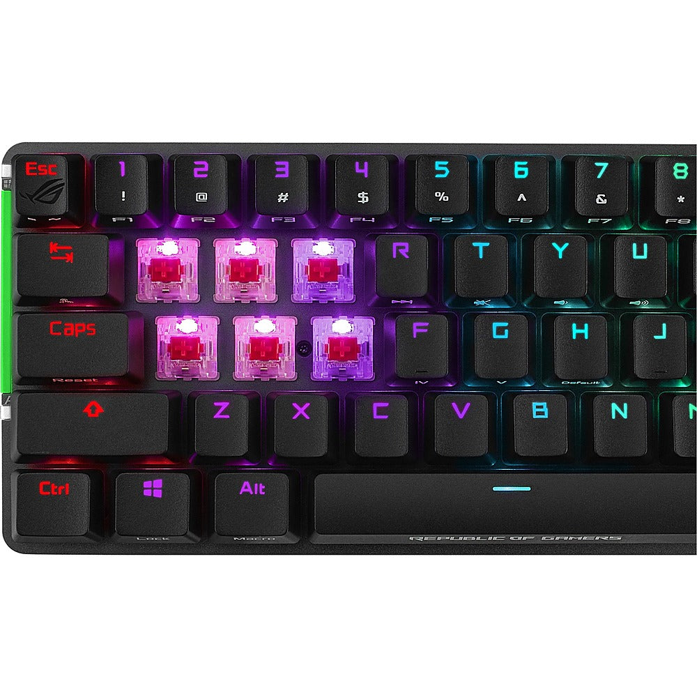 ASUS - Falchion NX Mechanical Keyboard for Wireless Games 65% - Black