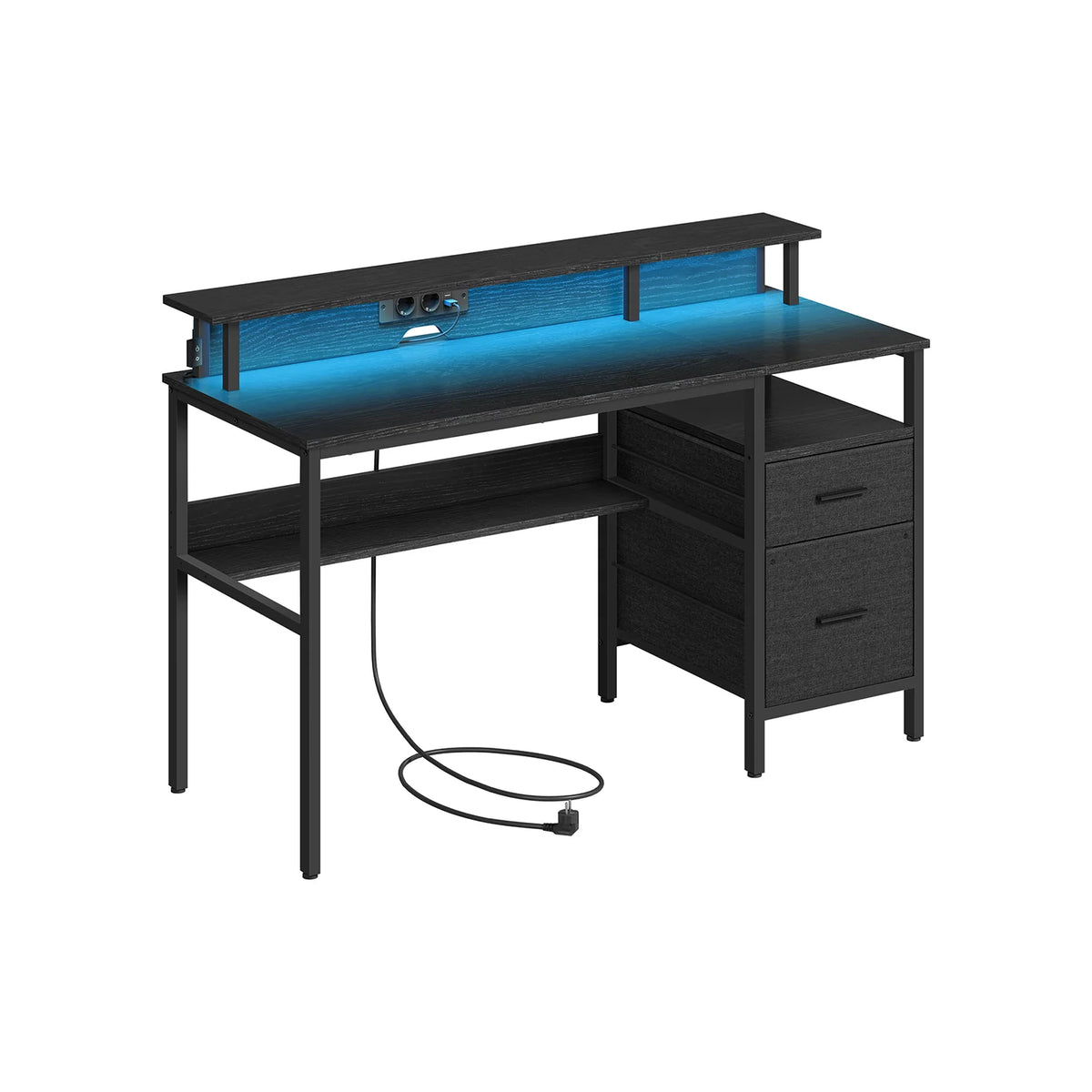Desktop for Games with LED Lights