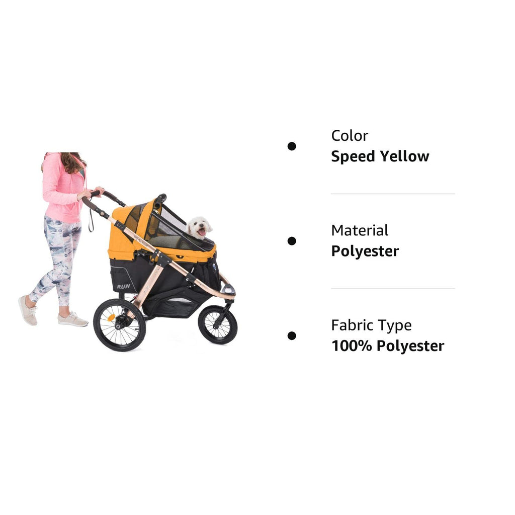 Sportive Car to Run with Confort Rubber Wheels / Quick Pledge with One Hand / Aluminium Structure for Dogs, Cats and Small or Medium Pets (Green Camouflage)