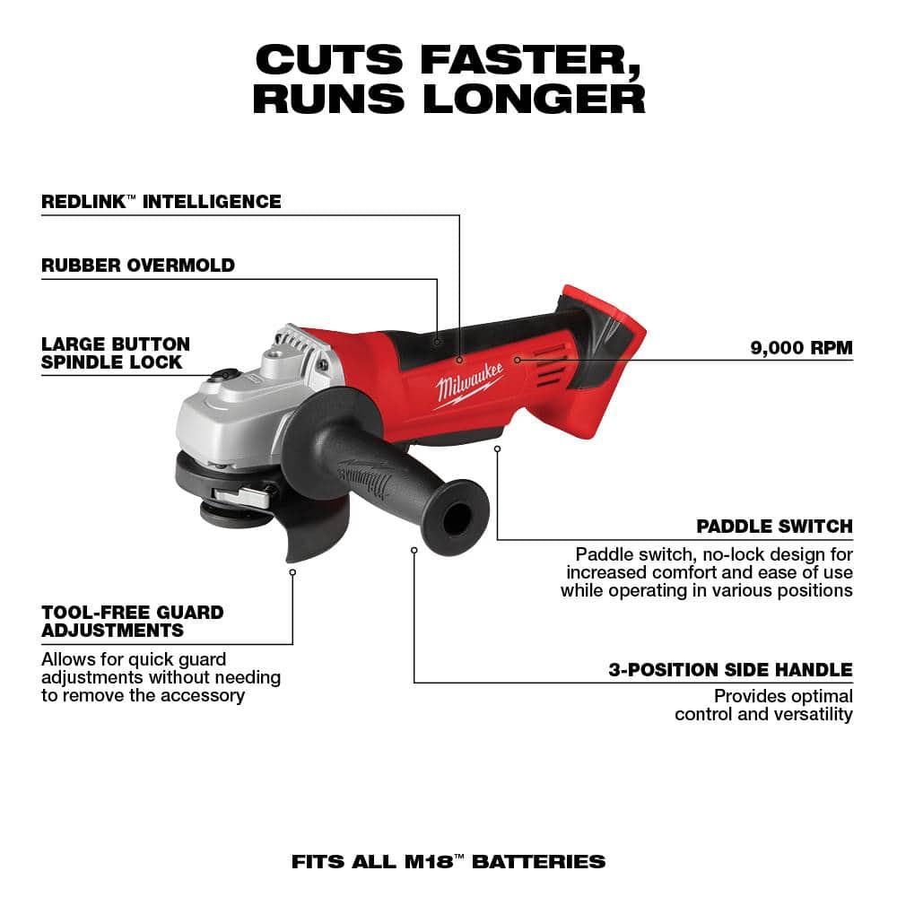 18V M18 wireless combined kit with lithium battery (6 tools) with two 3.0 Ah batteries, 1 charger, 1 tool bag 2696-26
