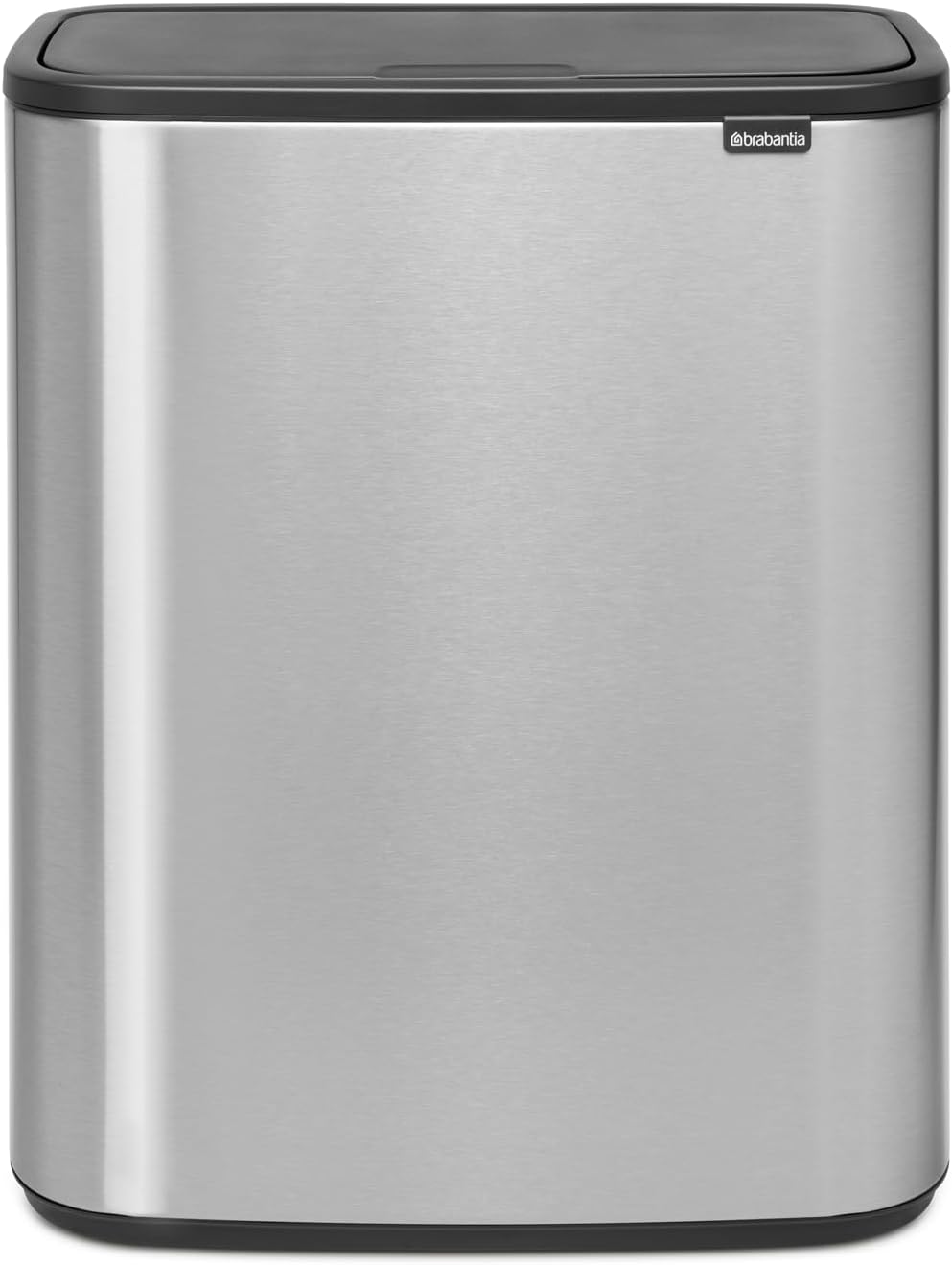 Brabantia Dustbin, Matte Steel, Anti-Fingerprint, 2 x 30 L