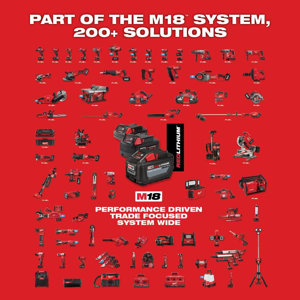 18V M18 wireless combined kit with lithium battery (6 tools) with two 3.0 Ah batteries, 1 charger, 1 tool bag 2696-26