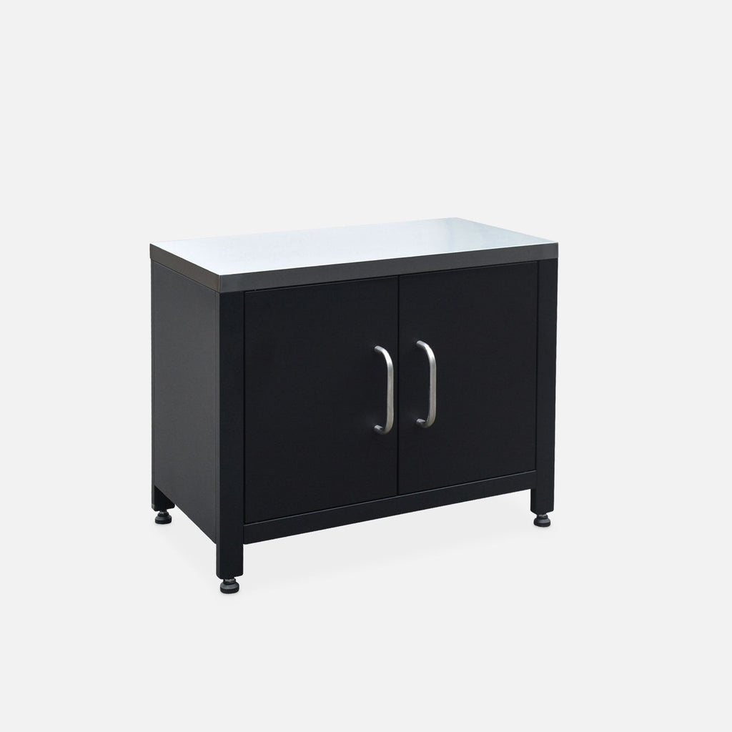 Outdoor Kitchen of Steel, 80cm, Black