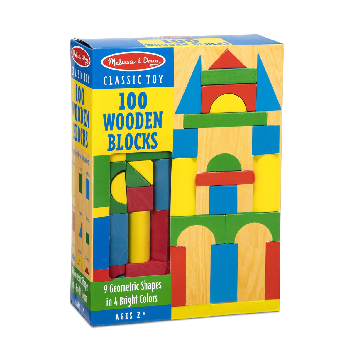 Melissa & Doug 100 Wood Blocks