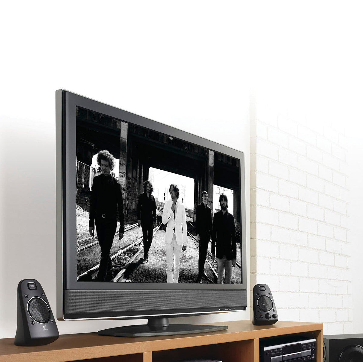 Logitech - Speaker System 2.1 Z623 (3 pieces) - Black