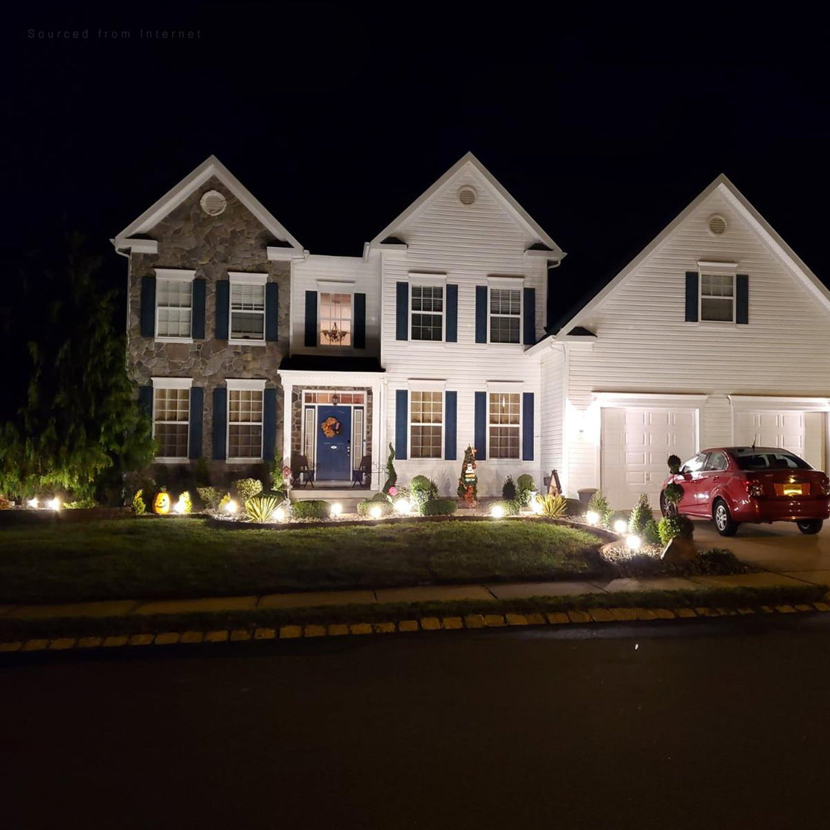 LEONLITE 12 LED Landscape Light Package, 3W 12V Low Voltage, Road Light Impermeable for Outside, ETL Certificates, Cold White Light 4000K, for Entry, Acera, 5-year warranty