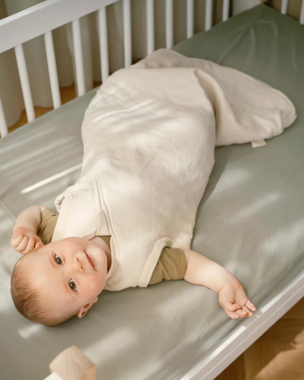 Sleeping bag with weight