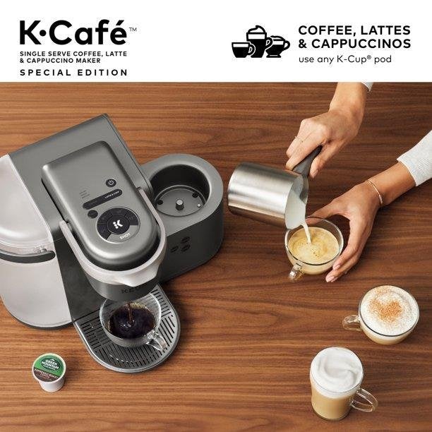 Keurig K-Cafe Cafe de A Taza, Silver / Grey