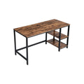 Computer table, Rustic and Black Brown