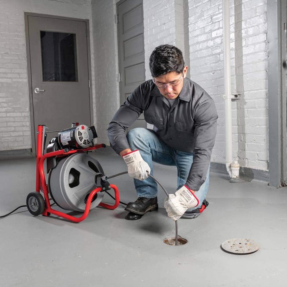 K-400 120 Volt Drill Untying Machine with 3 / 8 inch C-32IW Cable. x 75 ft + 4 Piece and Glove Tools 52363