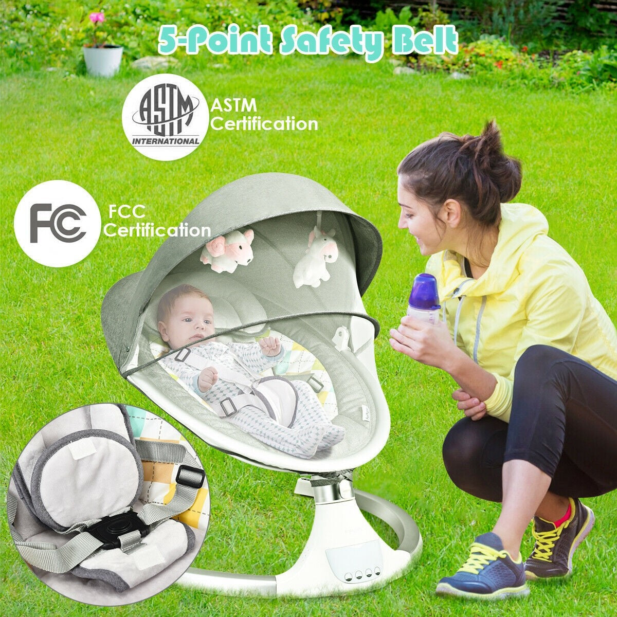 Automatic Baby Luxury Pump with Balancin and Child Steam Chair