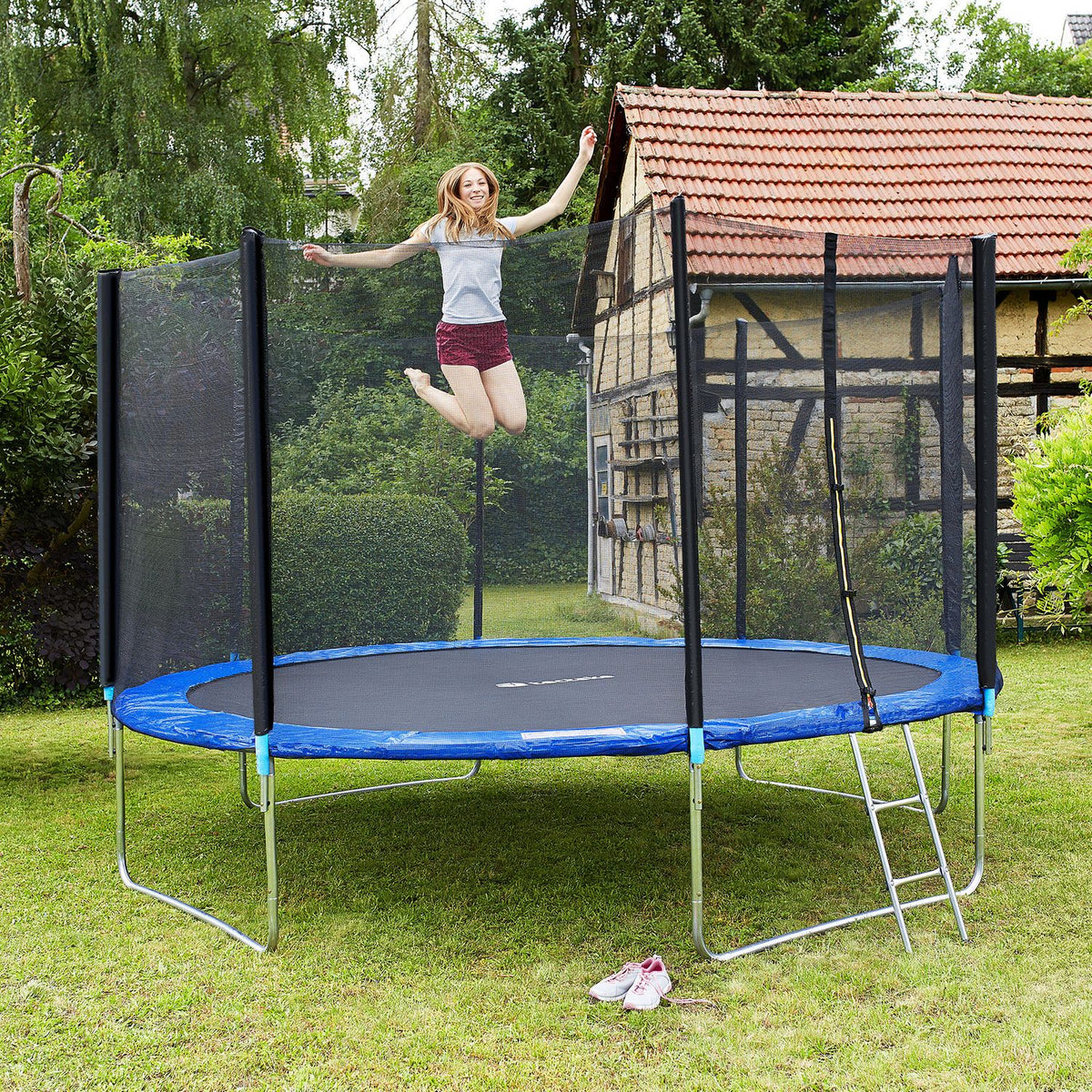 Garfunky Trampoline with Security Network - 366 Cm