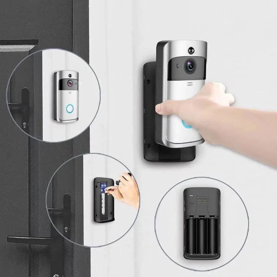 Smart Door Timber with Wireless Camera