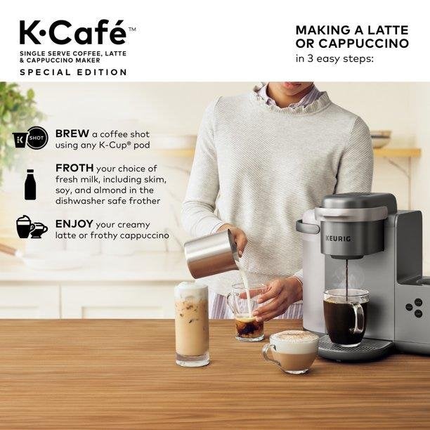 Keurig K-Cafe Cafe de A Taza, Silver / Grey