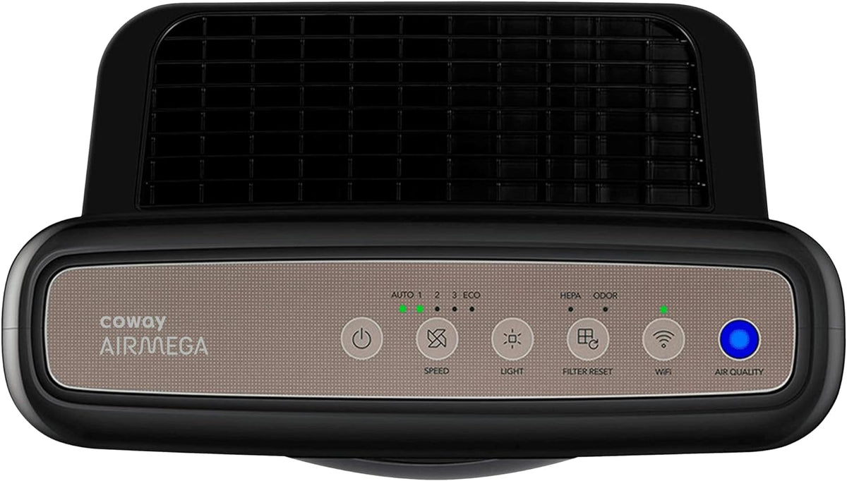 True HAPA Purifier with Air Quality Monitoring, Automatic Mode, Timer, Eco Filter and Mode Indicator, 16.8 x 18.3 x 9.7 inches, White