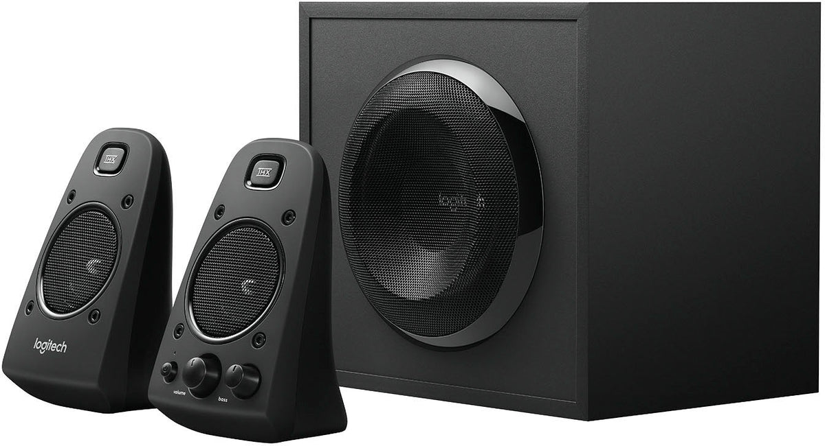 Logitech - Speaker System 2.1 Z623 (3 pieces) - Black