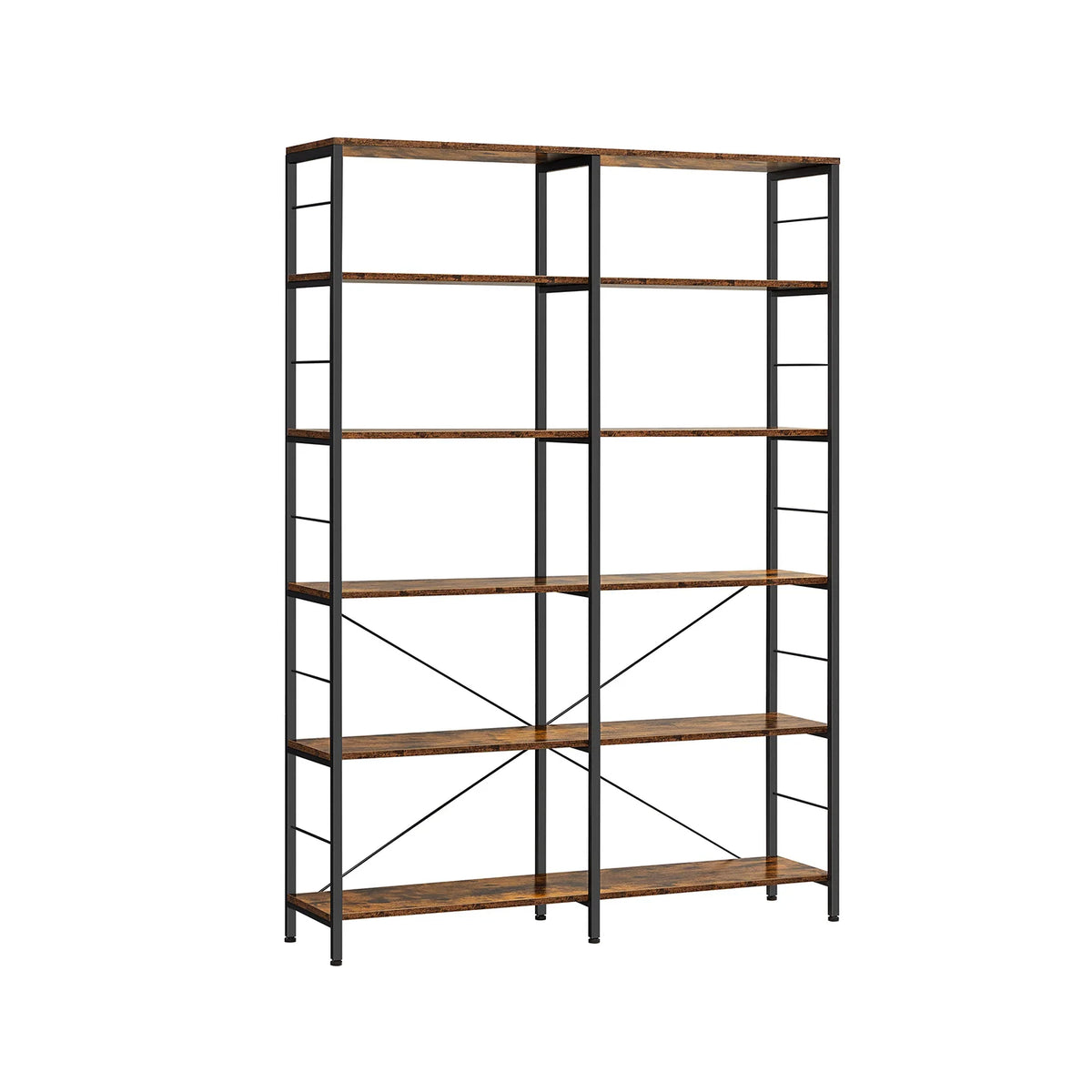 6 Levels Bookstore Rustic and Black Brown