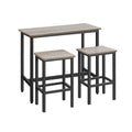 Bar table and stool set