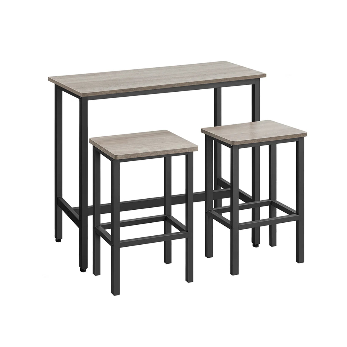 Bar table and stool set