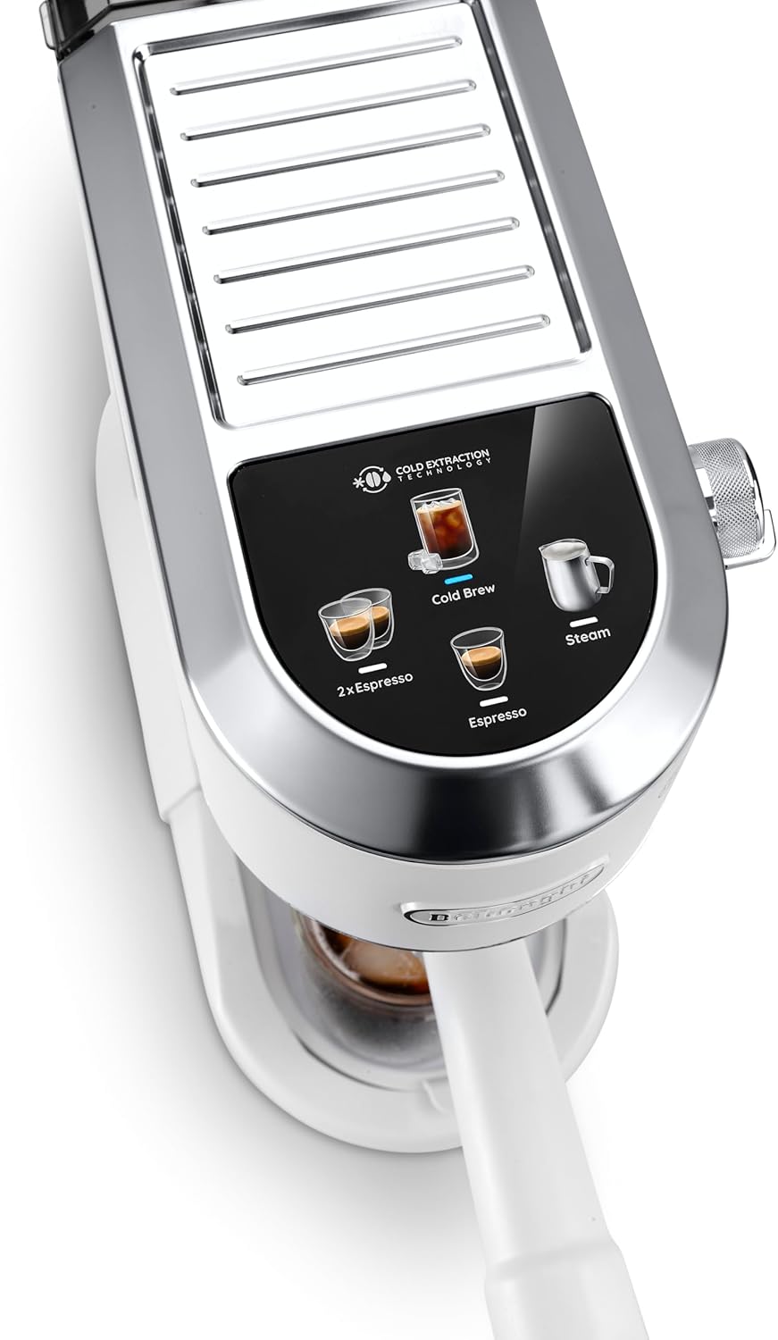 De 'Longhi Dedica - Inoxable Steel Pump Coffee Coffee Coffee Coffee, Espresso and Capuchino, 1.3 Litre Deposit, Antidote System, EC685.M Model, Metal Color