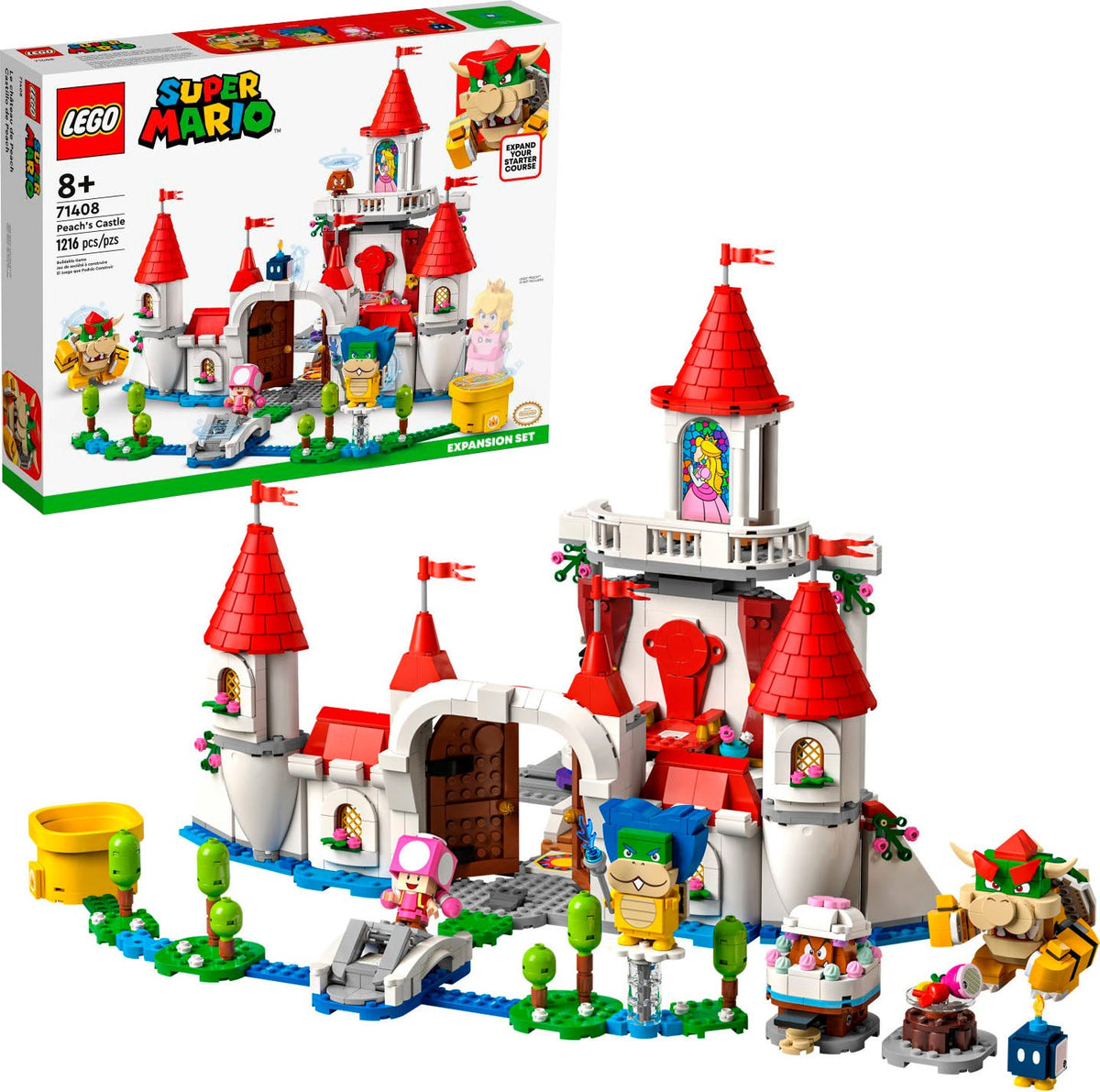 LEGO Super Mario Peach’s Castle Expansion Set 71408