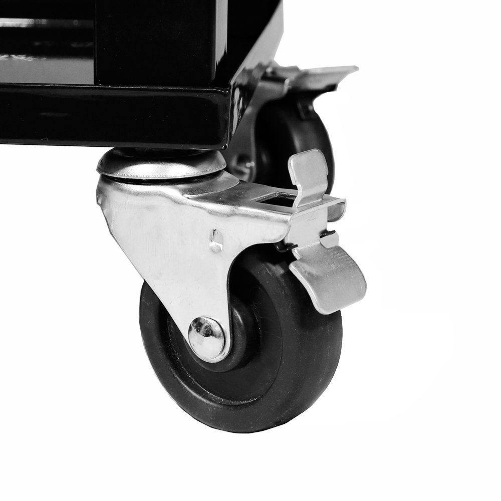 Cooler with 80-room wheels / 20 gallons for outdoor patio, grey, portable cart for cold drinks with shelf, support and bottle opener