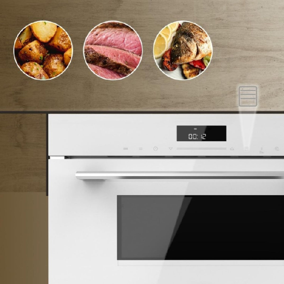 Horno Microondas Bolero Hexa Mw703800 Glass Black Cecotec