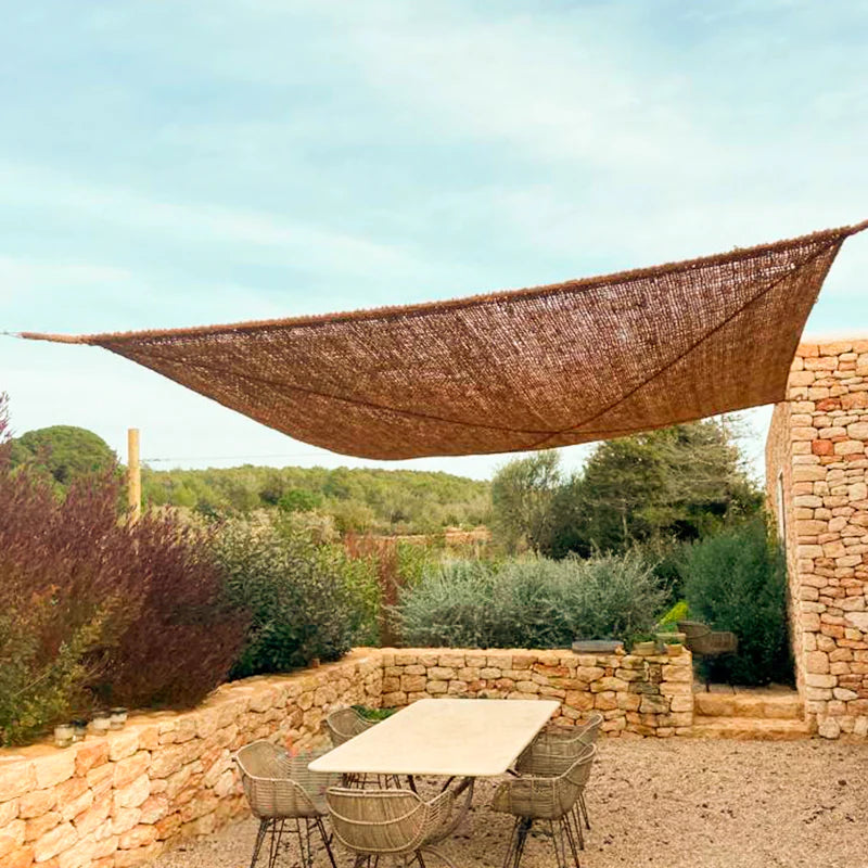 Wet, Woven of shade (coconut fibre)