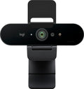 Logitech - Webcam 4K Pro 4096 x 2160 with Microphone with Noise Cancellation - Black
