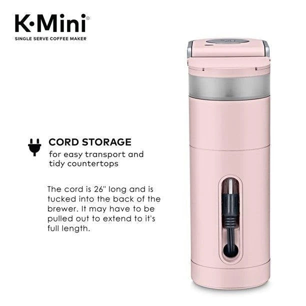 Keurig - K-Mini one-serving coffee maker for K-Cup capsules - Dusty Rose