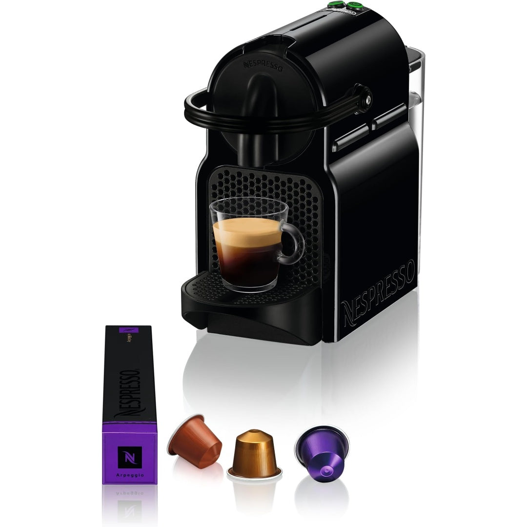 Nespresso de 'Longhi Inissia EN80.B for Nespresso capsules, 19 bar, automatic off, black