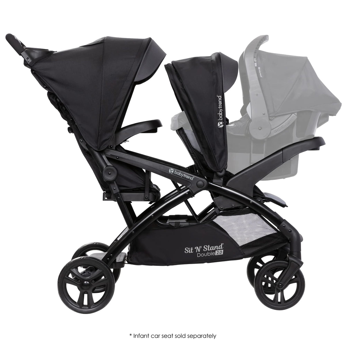 Baby Trend Stroller Harness Compartment