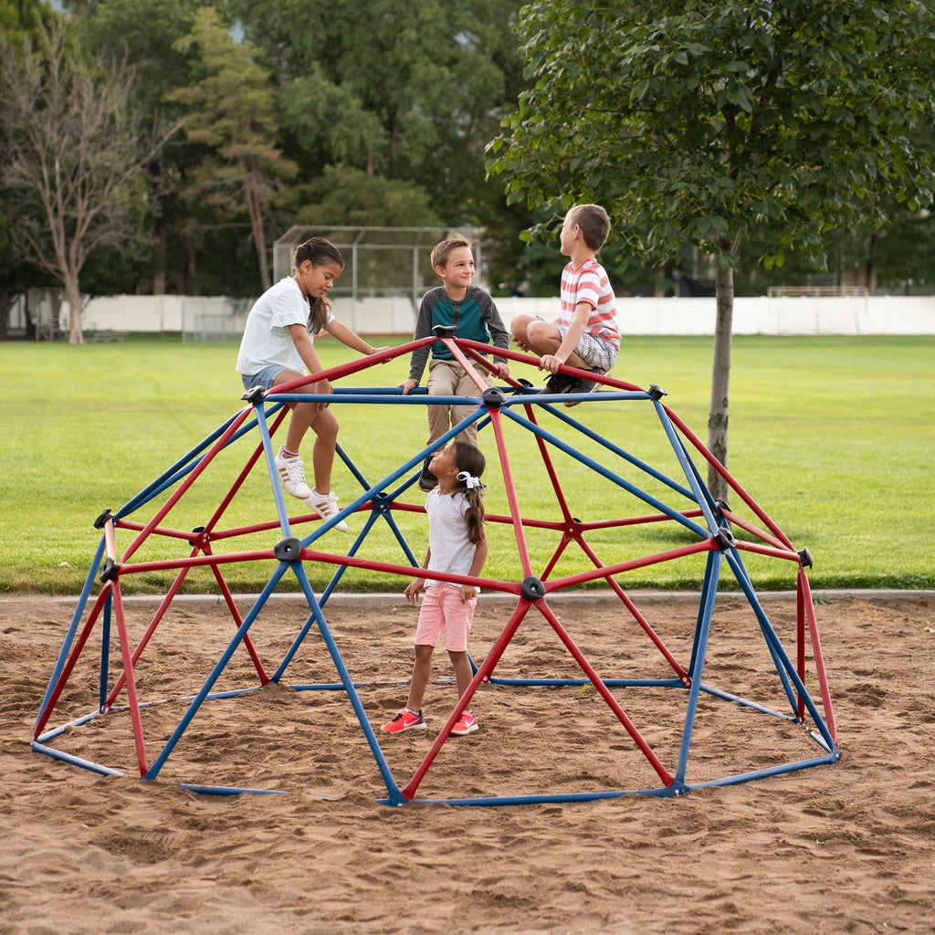 Lifetime Dome for Children's Free Air Scaling, 5 feet High x 10 feet wide, red and blue (101301)