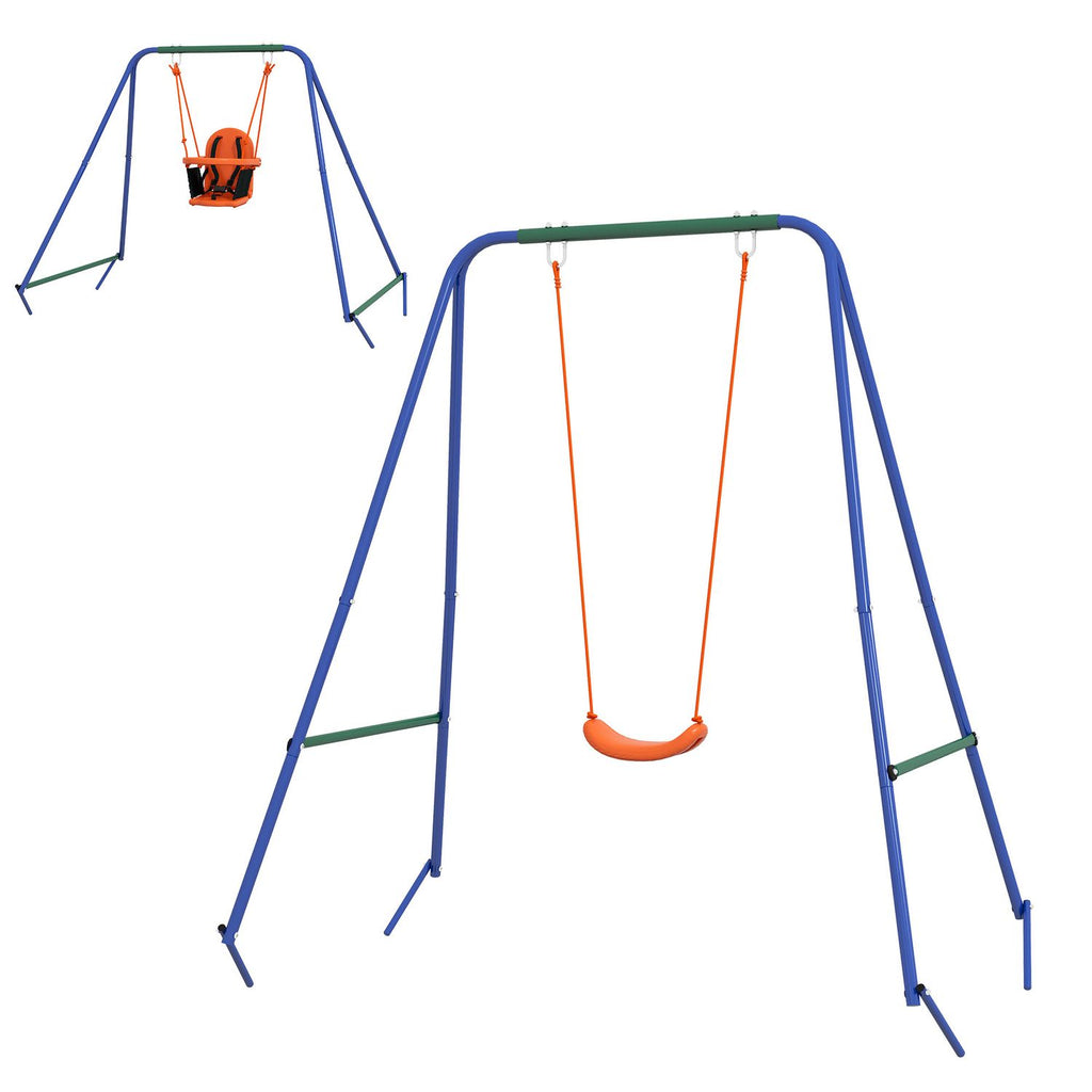 Children's Score 2 In 1 With Security Belt Outunny Orange
