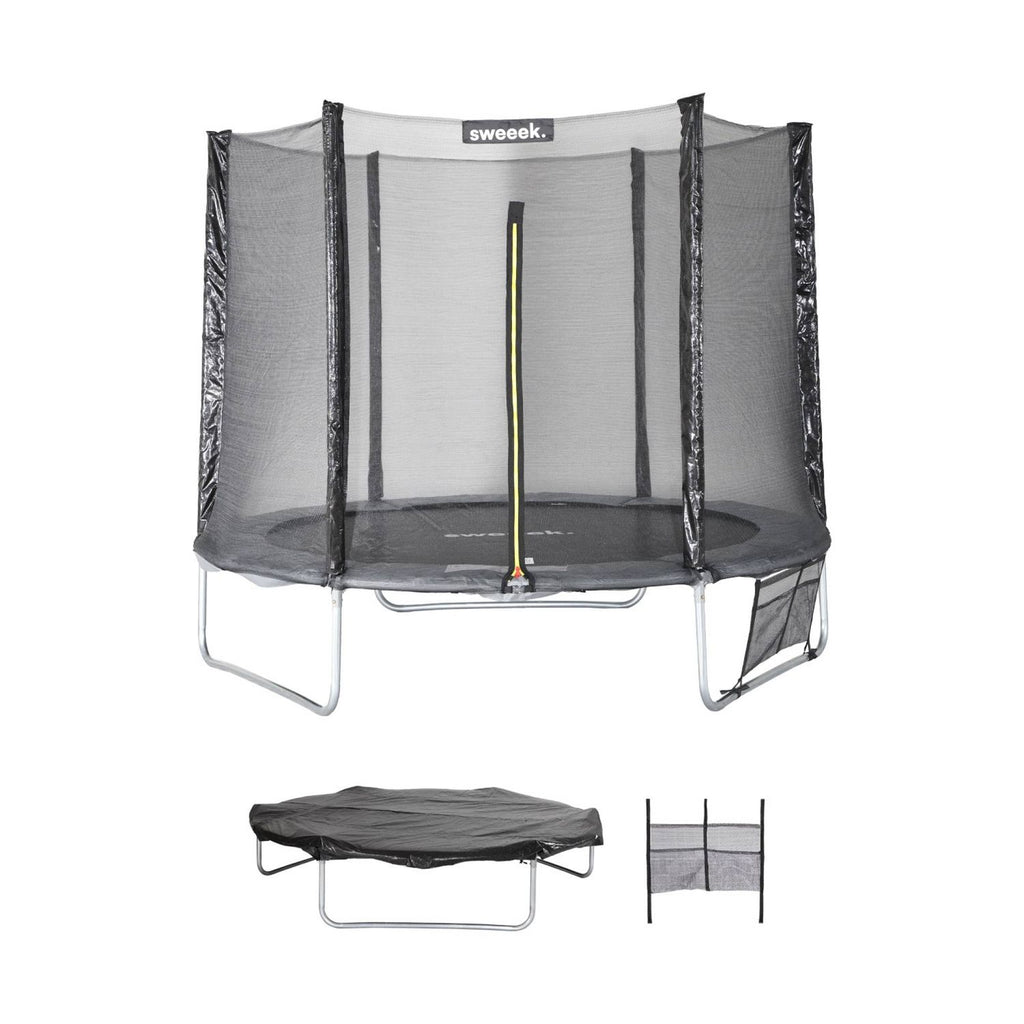 Elastic Bed With Pack Accessories, 250cm, Grey