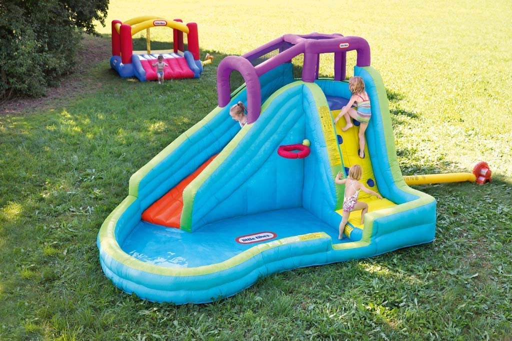 Little Tikes Slam'n Curve Slide, Multicolor