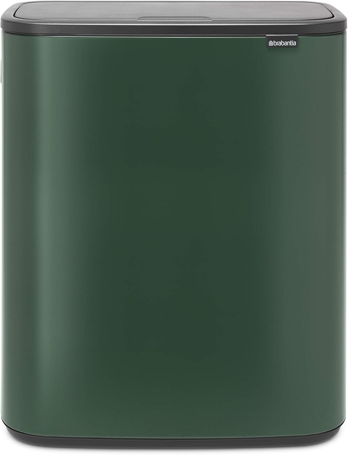 Brabantia Dustbin, Matte Steel, Anti-Fingerprint, 2 x 30 L