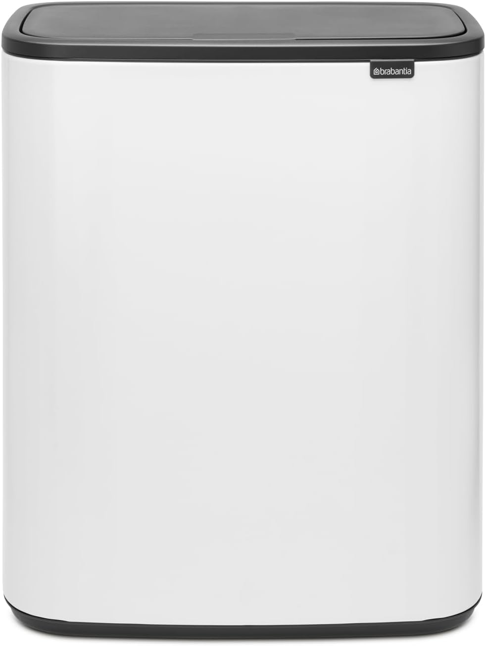 Brabantia Dustbin, Matte Steel, Anti-Fingerprint, 2 x 30 L