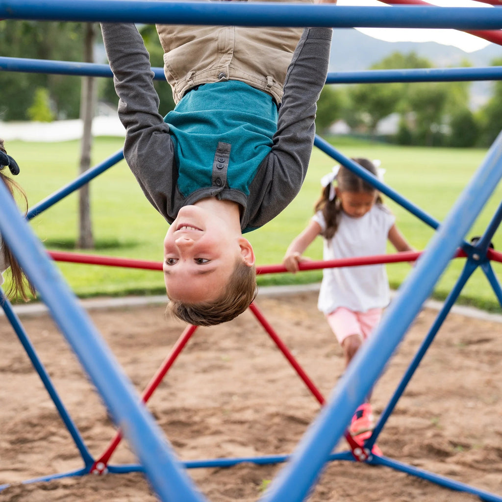 Lifetime Dome for Children's Free Air Scaling, 5 feet High x 10 feet wide, red and blue (101301)