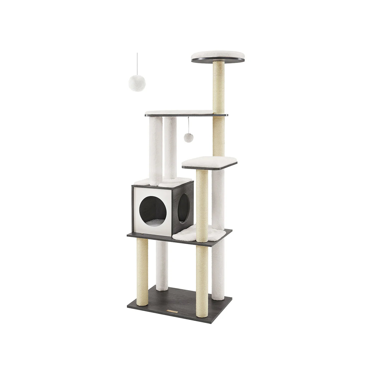 Cats tree 165 cm Wafers Wafers Grey fog