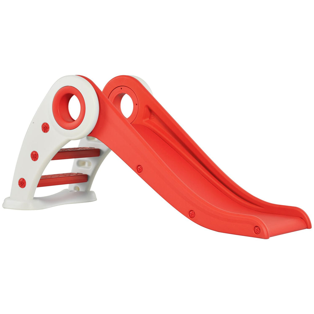Children's Tobogan with Stairway and Red Ramp Homcom