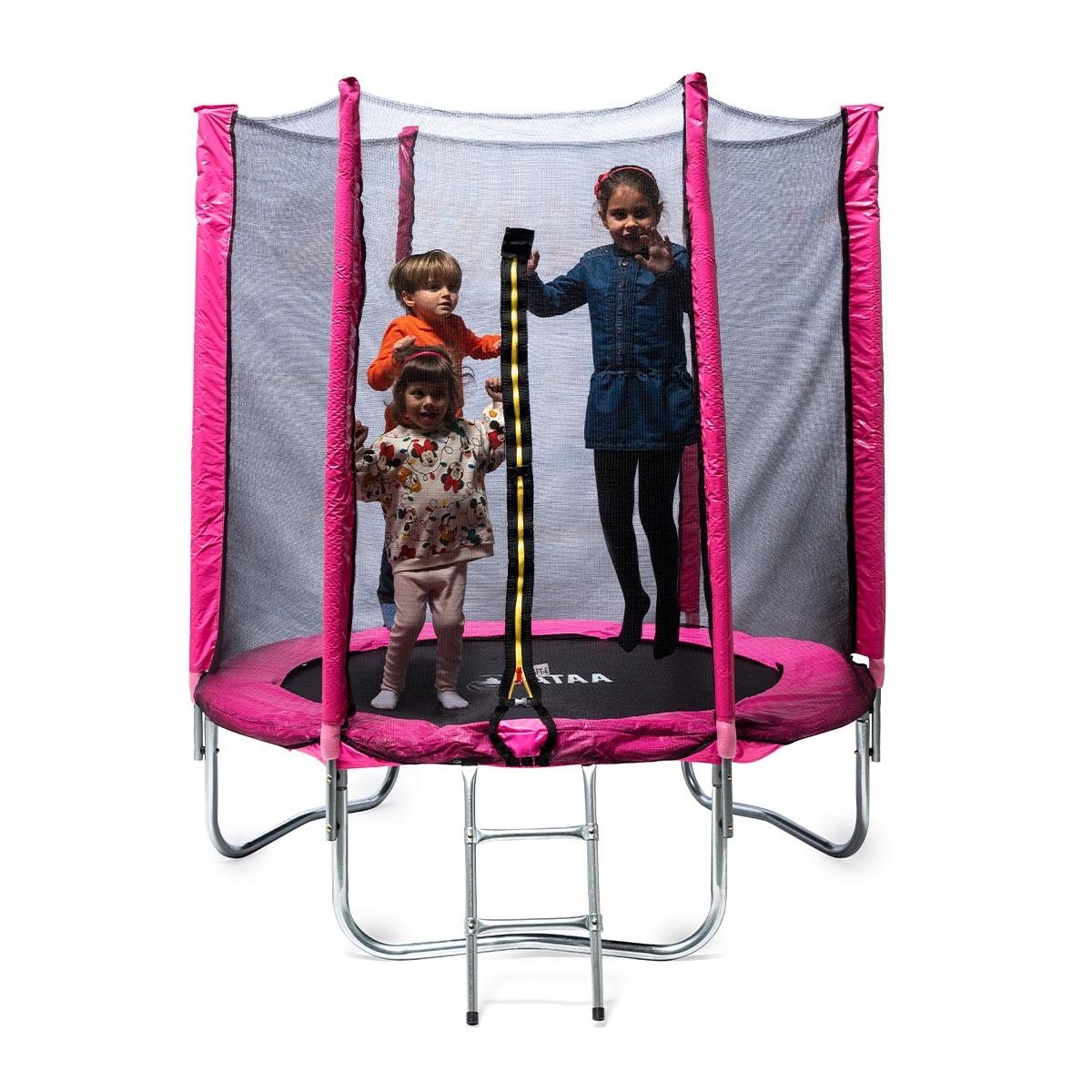 Children's Elastic Bed 185 Pink - Games and Children's Toys for Children in the Open Air