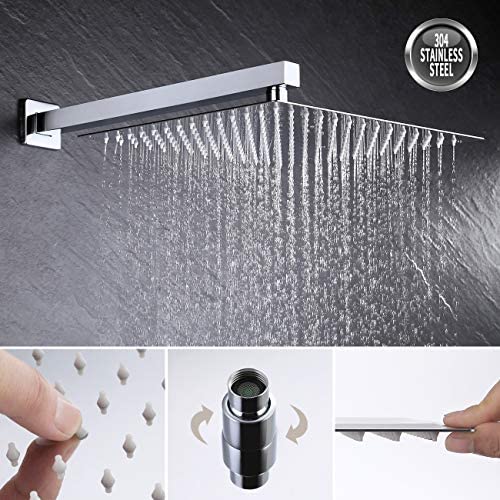 KES Shower System with 12-inch Rainhead Shower