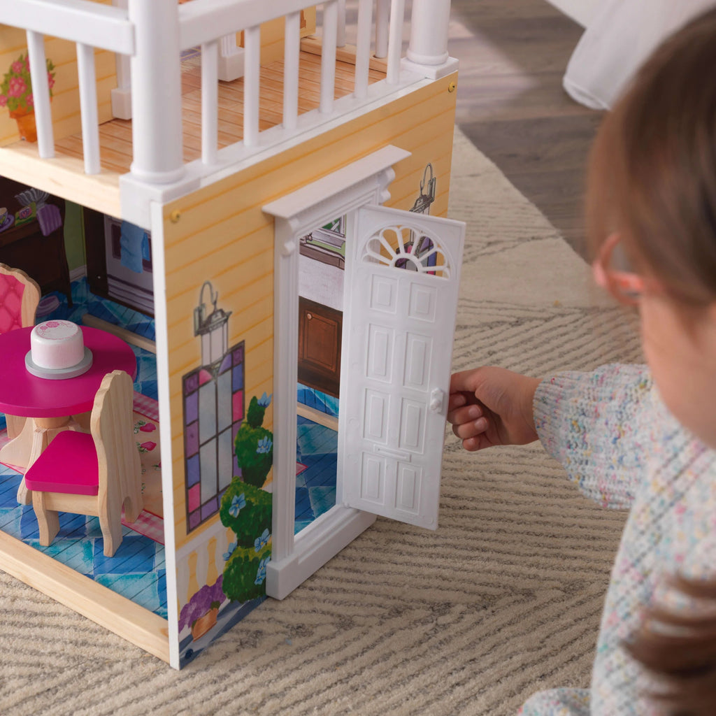 KidKraft My Dreamy Wood Doll House with 14 Accessories