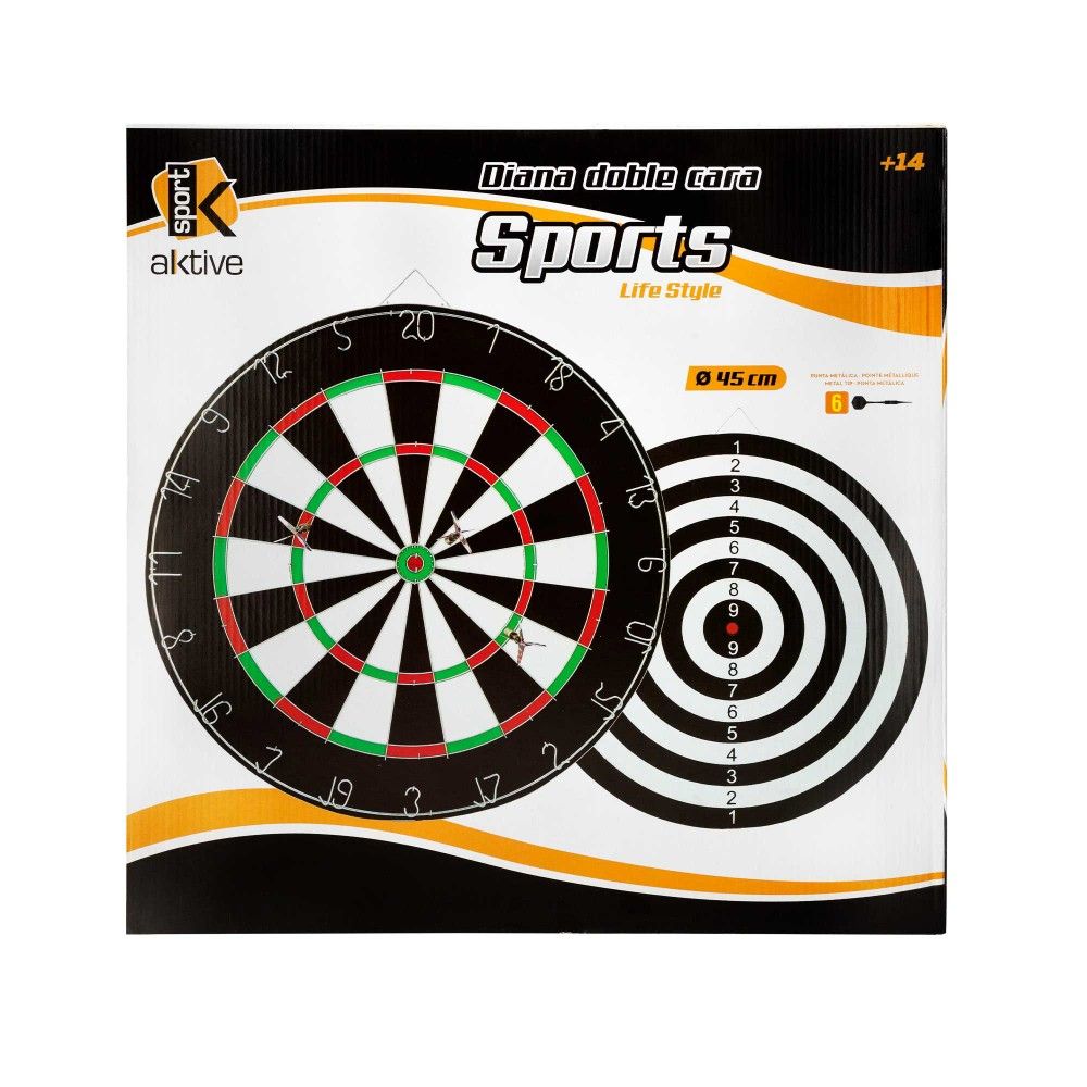 Diana 45 Cm De Diamentro With Dardos Aktive Sport