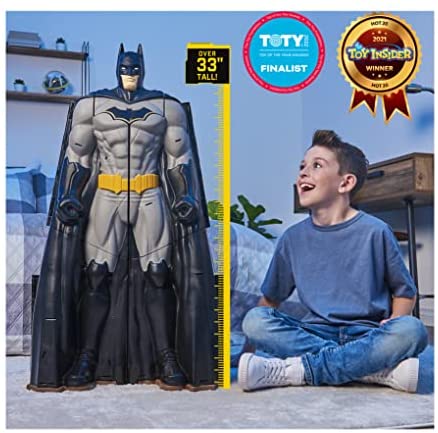 Batman, Bath-Tech Batcave - Transformable Giant Game Set with 4 "Batman Exclusive Figure and Accessories