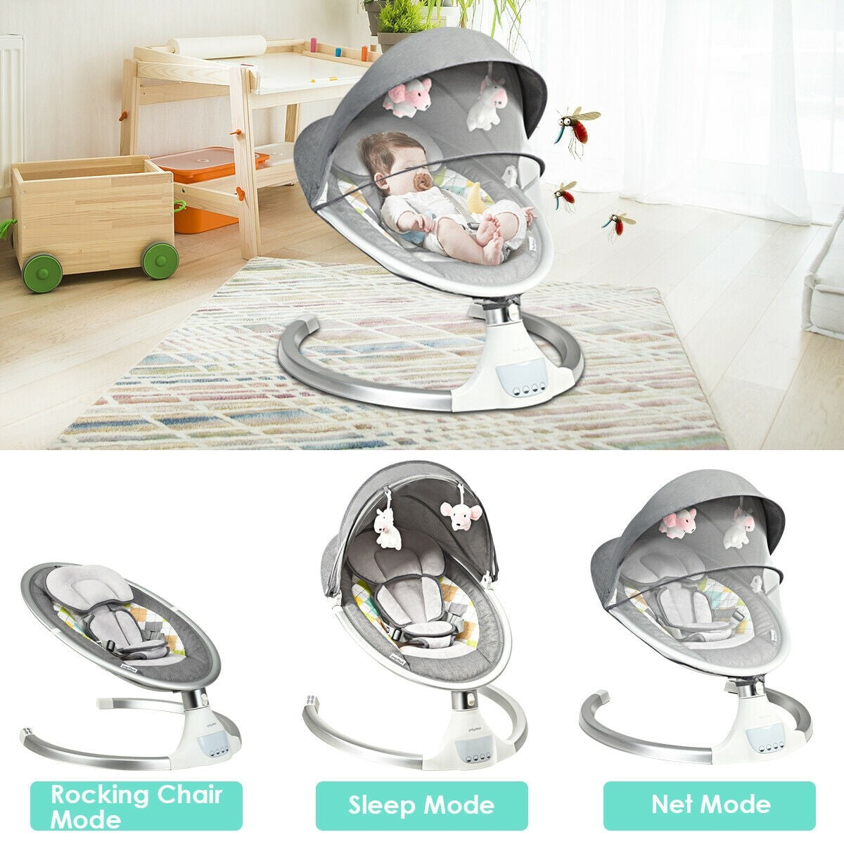 Automatic Baby Luxury Pump with Balancin and Child Steam Chair