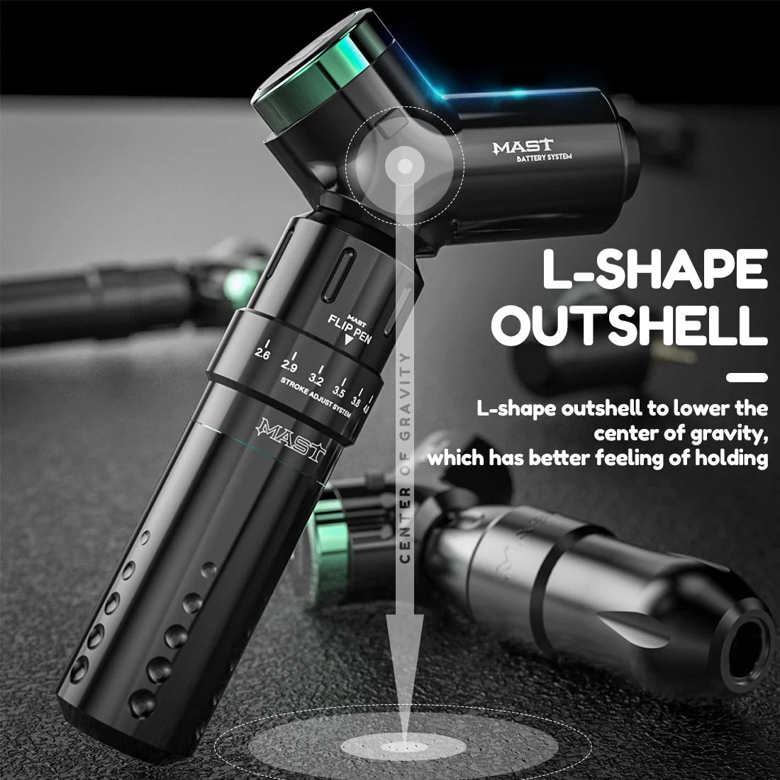 Wireless battery for Tattoos Mast T3